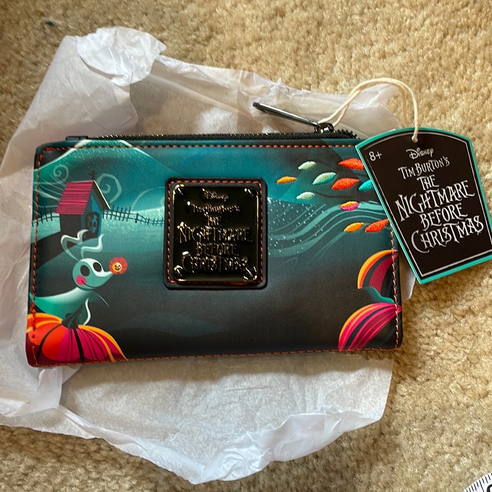 NWT Loungefly Nightmare Before Christmas Simply Meant To Be Flap Wallet
